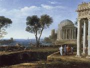 Claude Lorrain Landscape with Aeneas at Delos oil painting picture wholesale